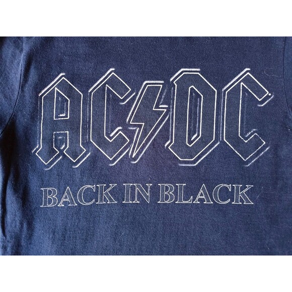 Acdc T-Shirt Men's Small Graphic Print Black Short Sleeve - Picture 2 of 6